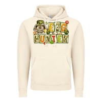 Vintage Artic Egg hunter with camouflage plate letters Vintage Hoodie - NancyCooperArtShop