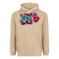 Mushroom Western xoxo Heavyweight Hoodie - FaDigitalArtStudio