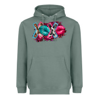 Sage Western xoxo Heavyweight Hoodie - FaDigitalArtStudio