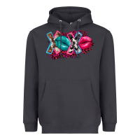 Smoke Western xoxo Heavyweight Hoodie - FaDigitalArtStudio