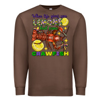 Chestnut when life gives you lemons boil some crawfish mard Premium Sweatshirt - FaDigitalArtStudio
