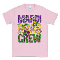 Bubblegum Pink Mardi Gras crew Classic Tee - BundleAndBundleShop