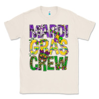 Natural Mardi Gras crew Classic Tee - BundleAndBundleShop