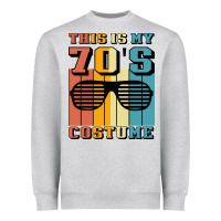 Heather Grey This İs My 70'S Costume Heavyweight Sweatshirt - Bettercallsaul