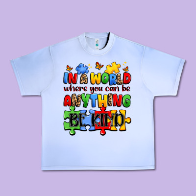 In A World Where You Can Be Anything Be Kind Urban Heavy Tee Designed By Jahusdesignshop