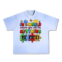Grape Ice in a world where you can be anything be kind Urban Heavy Tee - JahusDesignShop