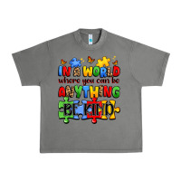 Tornado in a world where you can be anything be kind Urban Heavy Tee - JahusDesignShop