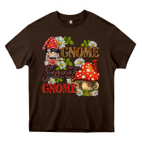 Chocolate Brown gnome sweet gnome Heavy Core Tee - BarkalooDesign