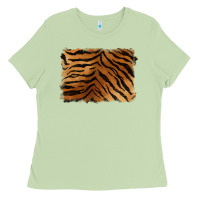 Matcha handdrawn tiger pattern background Ladies Tee - BarkalooDesign