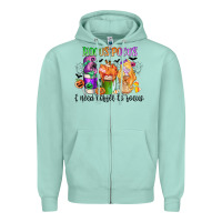 Seafoam hocus pocus i need coffee to focus Zipper Hoodie - CowGirlArtShop