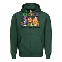 Sports Green hocus pocus i need coffee to focus Zipper Hoodie - CowGirlArtShop