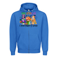 True Royal hocus pocus i need coffee to focus Zipper Hoodie - CowGirlArtShop