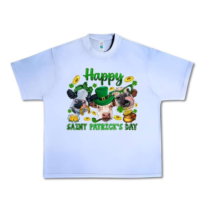 Happy Saint Patrick's Day With Clover Urban Heavy Tee by BundleAndBundleShop | Teevron