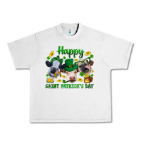 Lunar Rock Happy Saint Patrick'S Day With Clover Urban Heavy Tee - BundleAndBundleShop