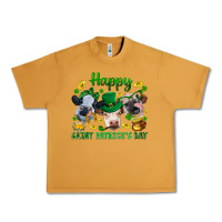 Peanut Butter Happy Saint Patrick'S Day With Clover Urban Heavy Tee - BundleAndBundleShop
