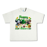 Pistachio Happy Saint Patrick'S Day With Clover Urban Heavy Tee - BundleAndBundleShop