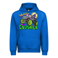 Cobalt Monster Crusher Urban Hoodie - CowhideDigitalArt