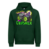 Forest Green Monster Crusher Urban Hoodie - CowhideDigitalArt