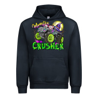 Navy Monster Crusher Urban Hoodie - CowhideDigitalArt
