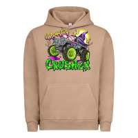 Pigment Burro Monster Crusher Urban Hoodie - CowhideDigitalArt