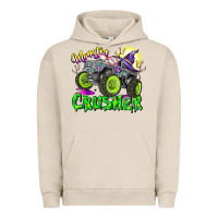 Pigment French Oak Monster Crusher Urban Hoodie - CowhideDigitalArt
