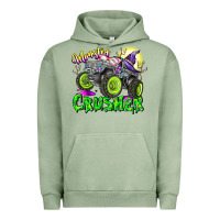Pigment Oil Green Monster Crusher Urban Hoodie - CowhideDigitalArt