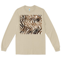 Mushroom brown zebra Long Sleeve Tee - BarkalooDesign