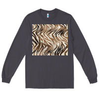 Smoke brown zebra Long Sleeve Tee - BarkalooDesign