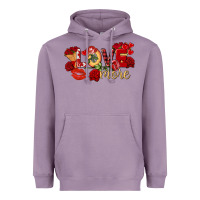 Lavender Love more Valentine's Day Heavyweight Hoodie - FaDigitalArtStudio