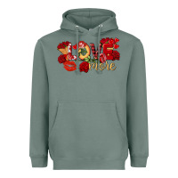 Sage Love more Valentine's Day Heavyweight Hoodie - FaDigitalArtStudio