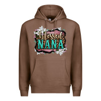 Chestnut blessed nana Premium Hoodie - OliviaCreatesArt