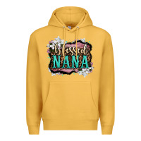 Mustard blessed nana Premium Hoodie - OliviaCreatesArt