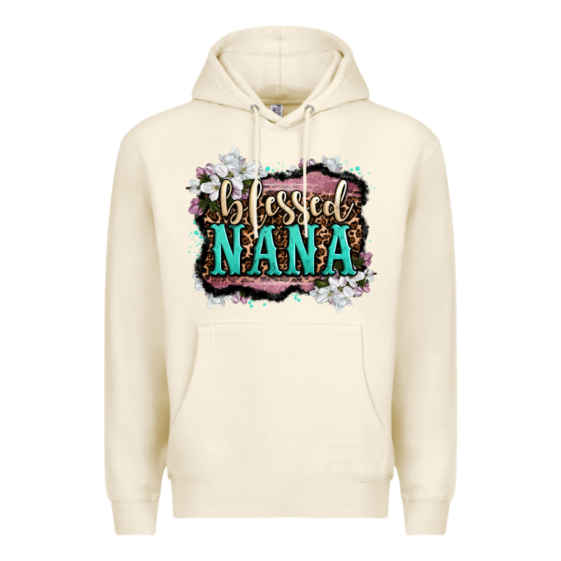 Blessed Nana Premium Hoodie by OliviaCreatesArt | Teevron