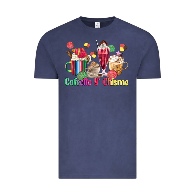 Cafecito Y Chisme Coffee Cups Vintage Tee by MaliasSmallBusiness | Teevron