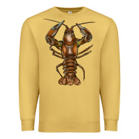 Antique Gold Crawfish Premium Sweatshirt - FaDigitalArtStudio