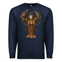 Navy Crawfish Premium Sweatshirt - FaDigitalArtStudio
