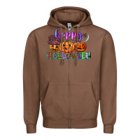 Chestnut happy halloween Zipper Hoodie - CowGirlArtShop