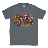 Charcoal Heather mardi gras dental Classic Tee - BundleAndBundleShop