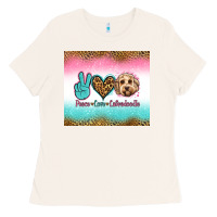 Bone peace love labradoodle Ladies Tee - Jasminsmagicworld