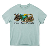 Arona Peace Love Crocodile Heavy Core Tee - LillyAllenDesigns
