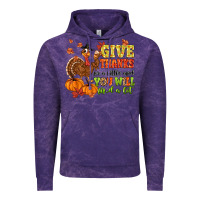 Cloud Purple give thanks for a little and you will find a lot Vintage Hoodie - MaliasSmallBusiness