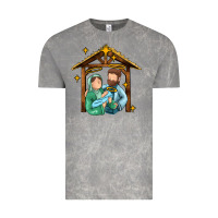 Cloud Rock jesus newborn oh holy night Vintage Tee - MaliasSmallBusiness