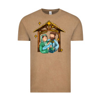 Vintage Coffee jesus newborn oh holy night Vintage Tee - MaliasSmallBusiness
