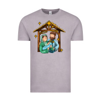 Vintage Zinc jesus newborn oh holy night Vintage Tee - MaliasSmallBusiness