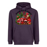Plum Valentine's Day hanging with my gnomies Heavyweight Hoodie - FaDigitalArtStudio
