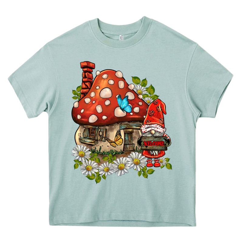 Welcome Gnome Ladybug Heavy Core Tee by BarkalooDesign | Teevron