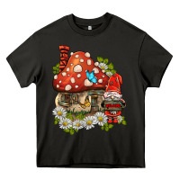 Asphalt welcome gnome ladybug Heavy Core Tee - BarkalooDesign