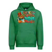 Emerald Pumpkin pie Jesus Christ Urban Hoodie - CowhideDigitalArt