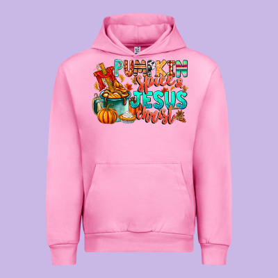 Pumpkin Pie Jesus Christ Urban Hoodie Designed By Cowhidedigitalart