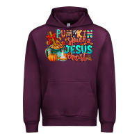 Mauve Wine Pumpkin pie Jesus Christ Urban Hoodie - CowhideDigitalArt